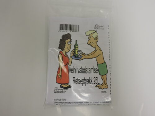 Veini valmistamise retseptpakk